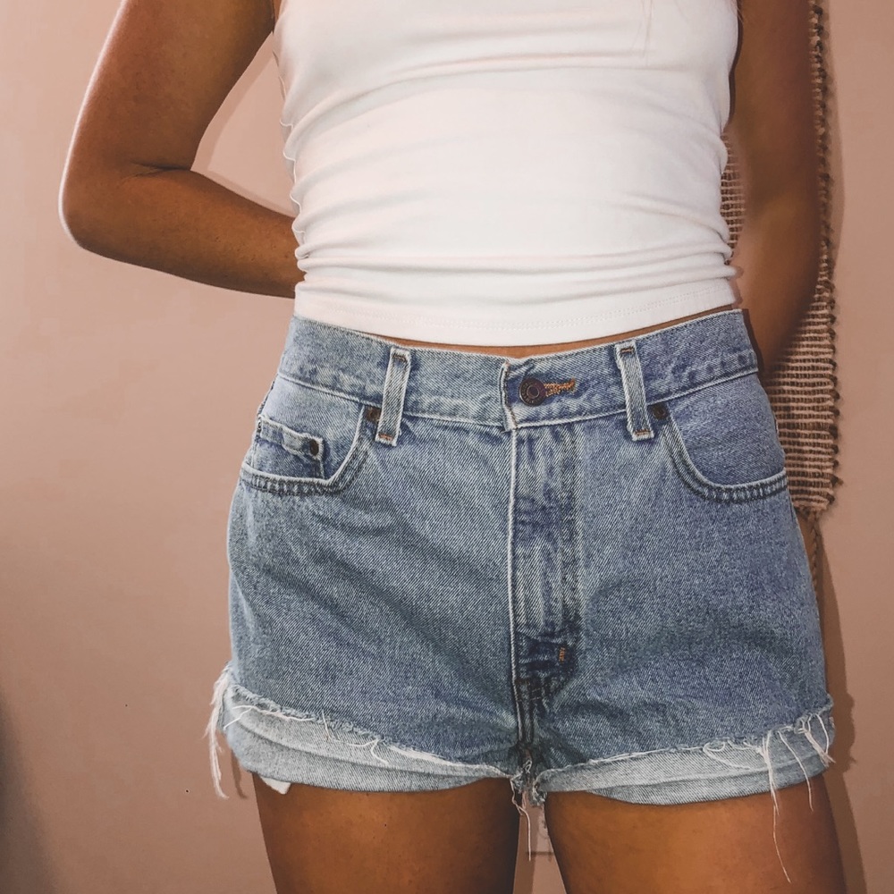 Vintage cropped shorts